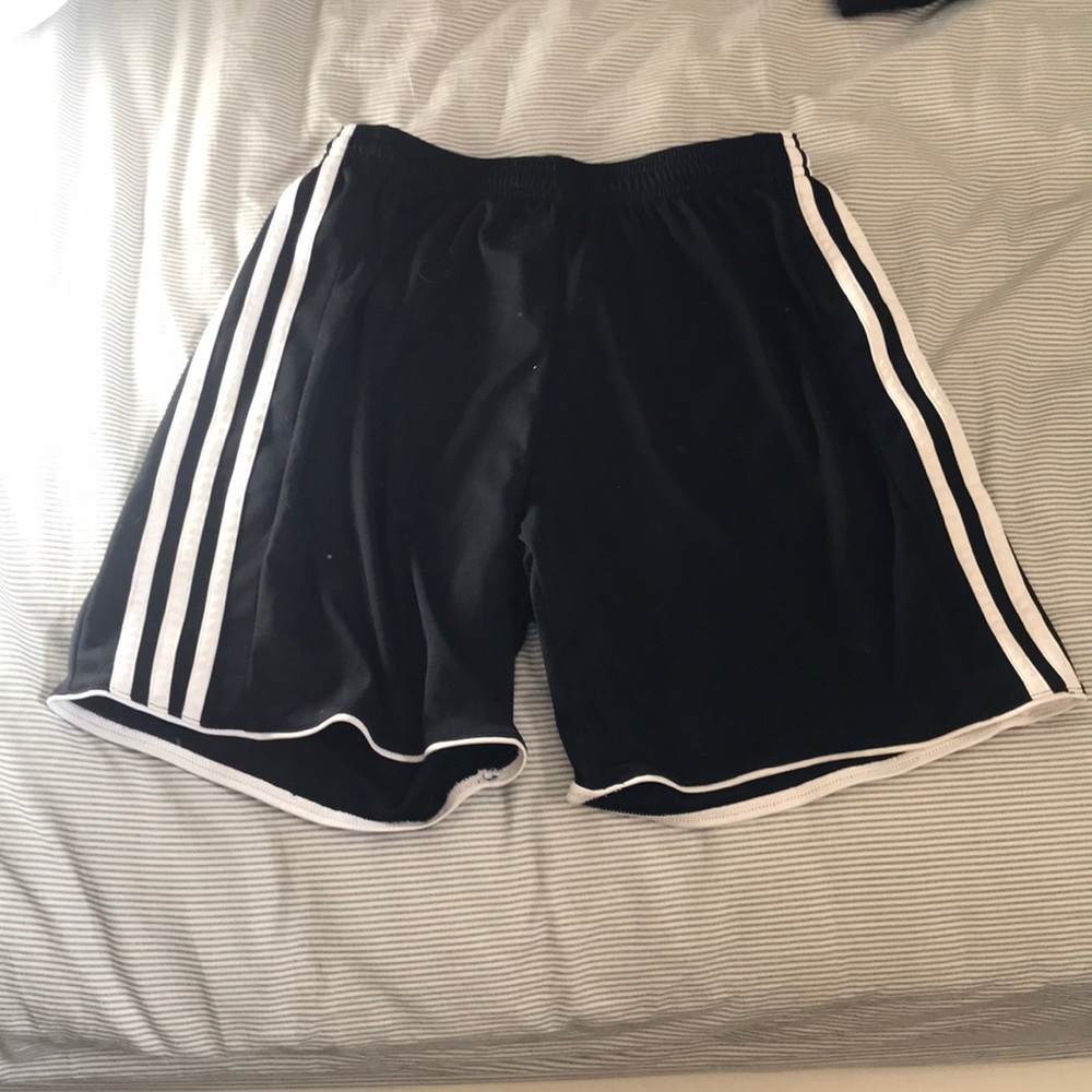 Adidas Soccer shorts.